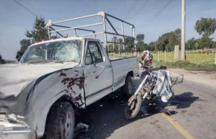 Muere atropellado joven de 16 años a bordo de motocicleta en carretera Acatzingo-Nopalucan