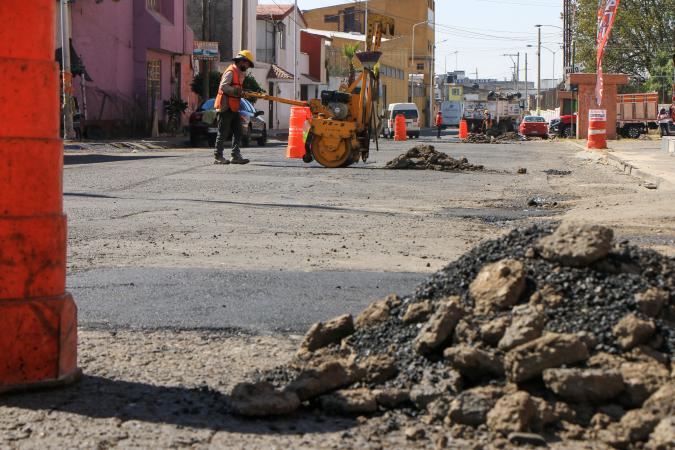 Inicia bacheo preventivo en San Pedro Cholula