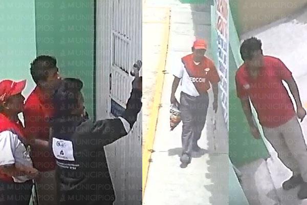 VIDEO: Familia de Tlaxcala y empleado roban gasolinera en Acajete image 1