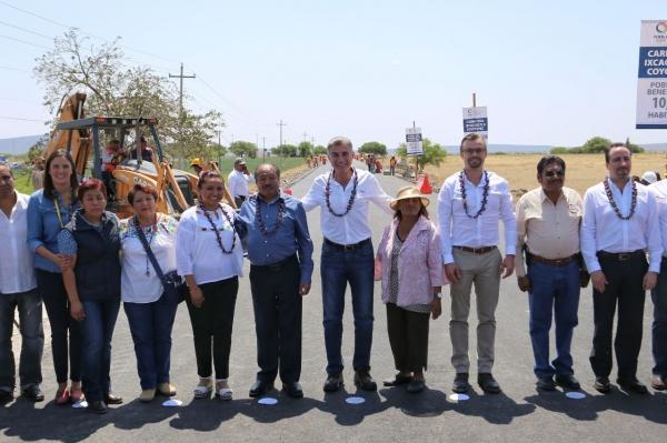 Supervisa Gali rehabilitación en La Colorada-Acatlán