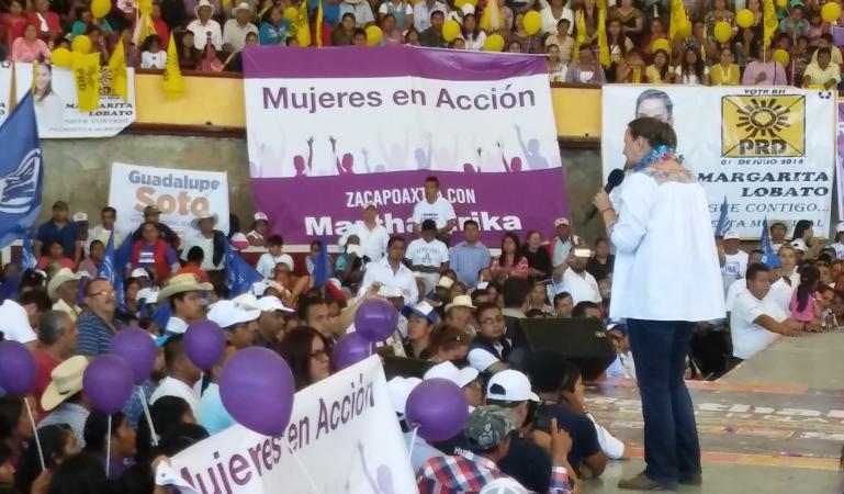 Pide Martha Érika unidad entre candidatos del Frente