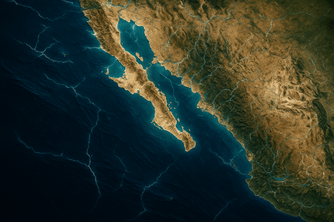 La Península de Baja California se está separando de México, confirman científicos