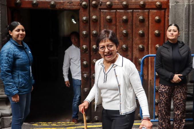 VIDEO Se presenta Lilia Cedillo ante la Comisión de Auscultación de la BUAP