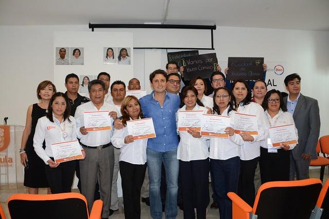 Otorgan reconocimientos a personal del gobierno de San Pedro Cholula image 1