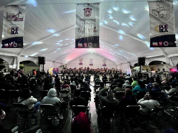 Un éxito Tercer Encuentro de Bandas Sinfónicas Juveniles en Huejotzingo