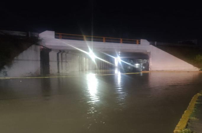 Lluvia de este domingo deja inundaciones en Texmelucan y Huejotzingo