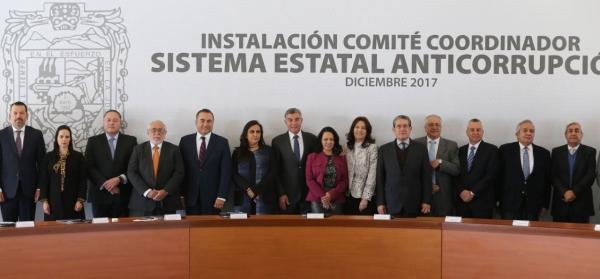 Instala Gali Comité Coordinador del Sistema Estatal Anticorrupción