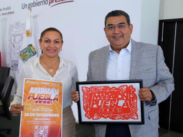 Yadira Lira presenta el Maratón Puebla 2023
