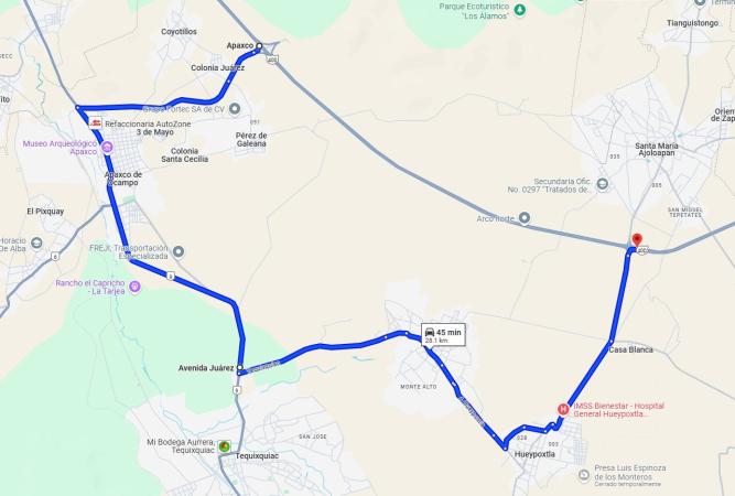 Cierran circulación en Arco Norte por accidente en tramo Apaxco-Ajoloapan