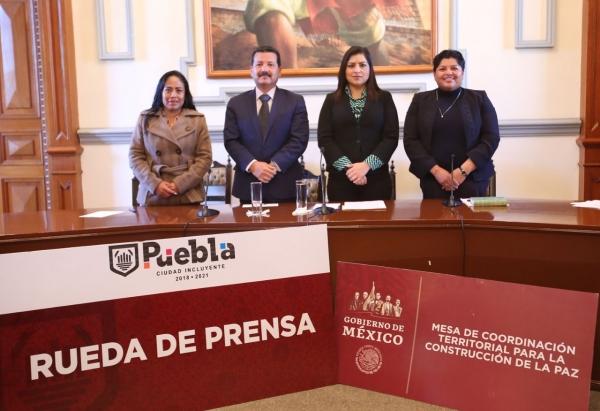 Presentan resultados de Mesas para la Paz en Puebla