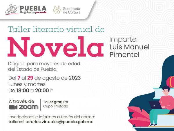 Gobierno de Puebla invita a talleres literarios virtuales y presenciales