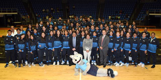 Abandera Cedillo a delegación BUAP para los Juegos Deportivos Nacionales Escolares 2025