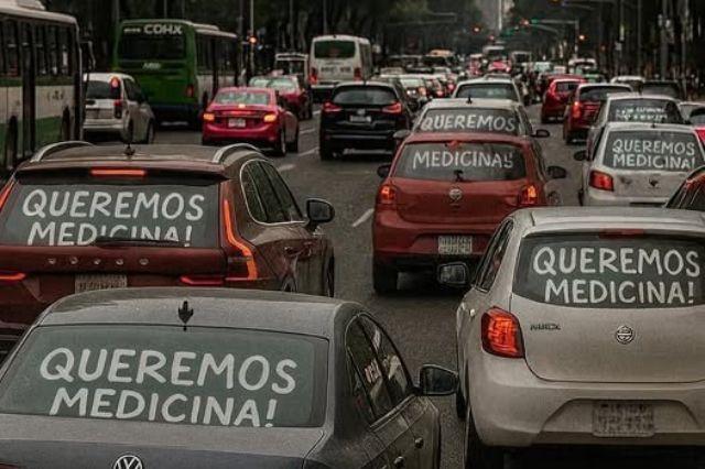 Marcha nacional “Queremos Medicina” exige abasto de fármacos oncológicos