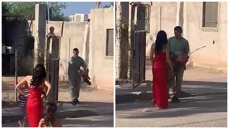 VIDEO No quería ensuciarla: albañil llora al ver a su hija en vestido de graduación