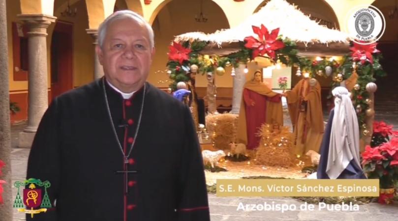 Pide arzobispo de Puebla reconstruir la paz en su mensaje de Año Nuevo