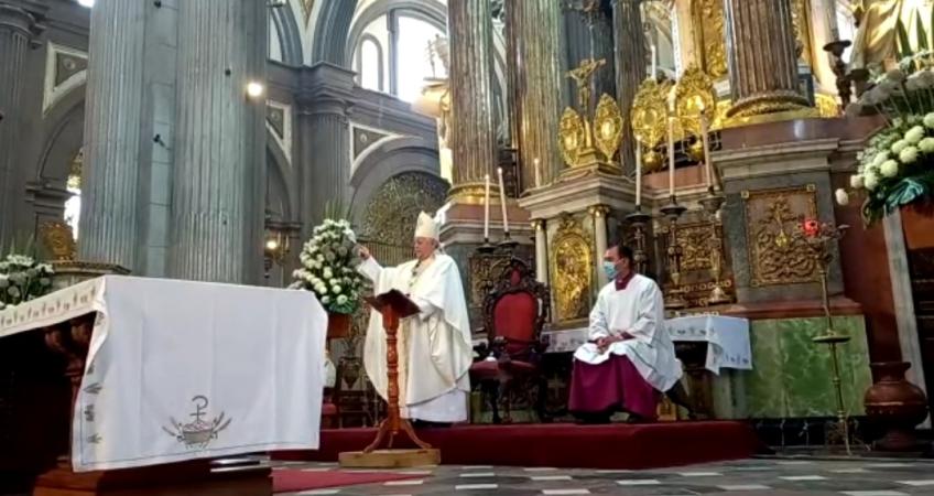 Celebra arzobispo de Puebla 492 aniversario de la ciudad de Puebla