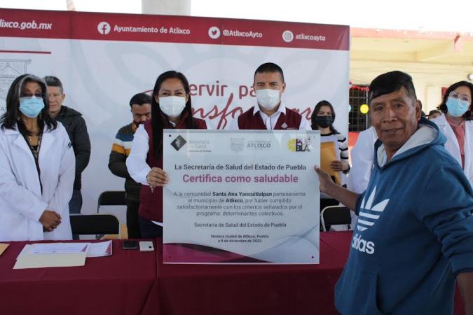 Yancuitlalpan y 6 escuelas de Atlixco son promotoras de Salud