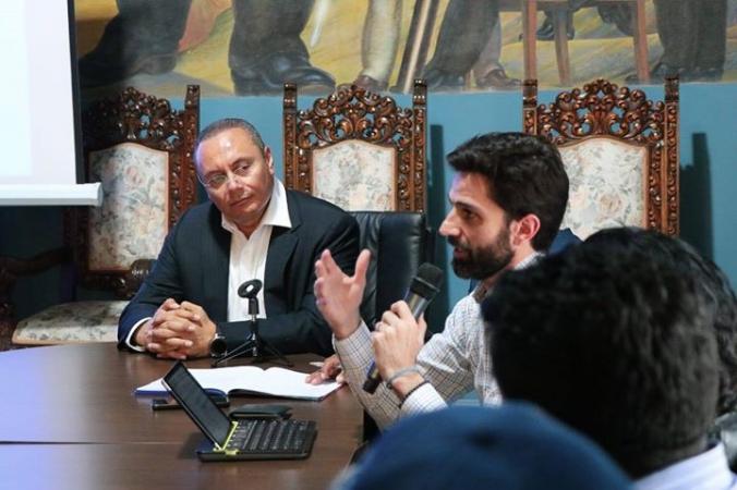 Abdala dialoga con edil de Atlixco sobre programas federales