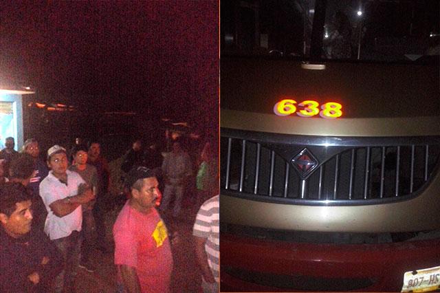 Atracan 2 autobuses de Unión Serrana en menos de una hora