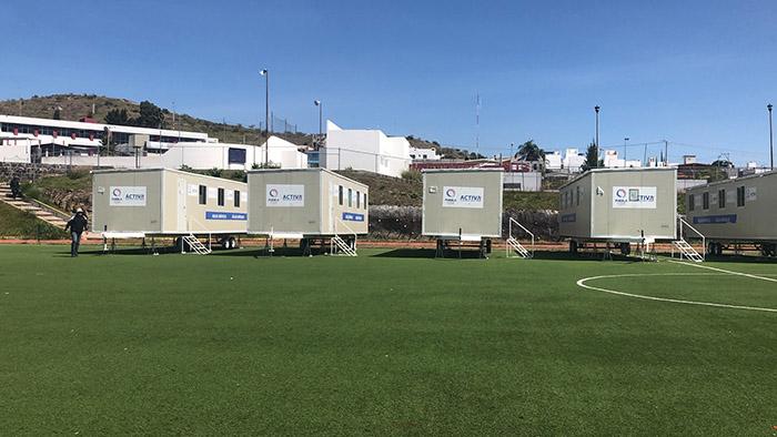 Aulas móviles serán usadas como oficinas y laboratorios en Atlixco