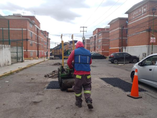 Cuadrillas taparon tres mil baches en la última semana de septiembre en Puebla capital
