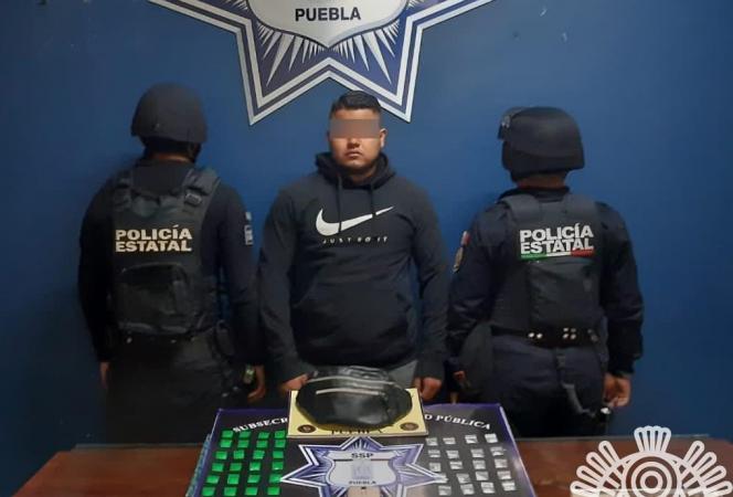 Detienen a El Bebetín en la colonia 20 de noviembre de Puebla