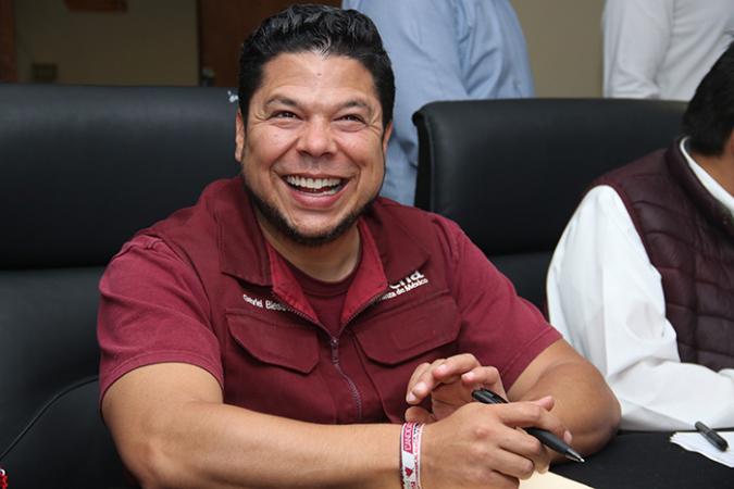 Respaldan morenistas al diputado Gabriel Biestro