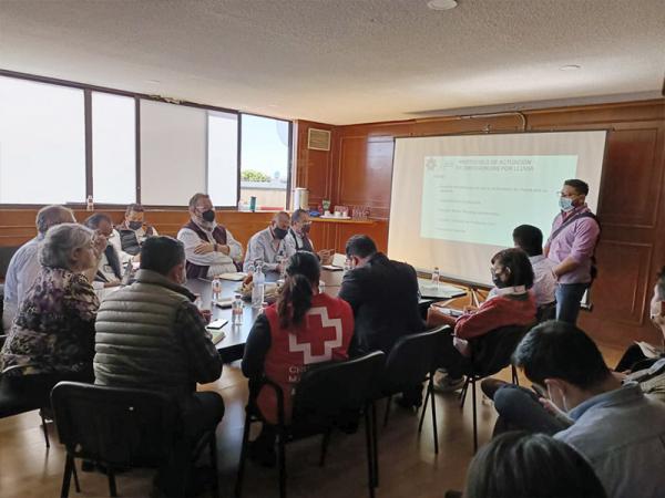 CEASPUE, sumada a trabajos de prevención de inundaciones