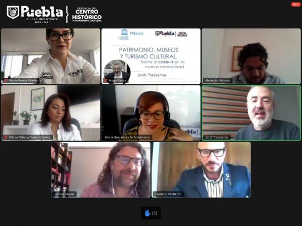 Puebla y UNESCO capacitan a funcionarios para reactivar el sector cultural