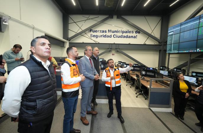 Encabeza Chedraui supervisión en el Centro de Monitoreo Semafórico