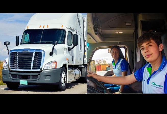 Conalep abre carrera para ser trailero y rompe las redes