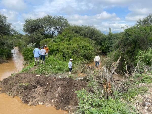 Particular bloquea escurrimiento natural del agua y causa inundación de 50 viviendas en Cuayucatepec