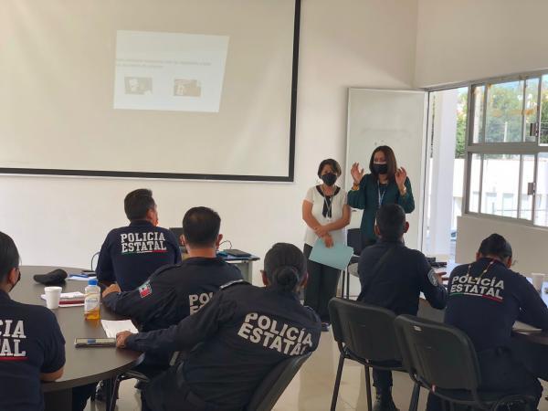 Imparten taller de violencia de género a elementos de la SSP Puebla