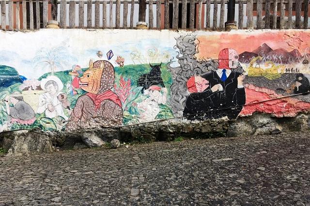 Destruyen mural comunitario en Xochitlán por pintar anuncio del PAN image 2