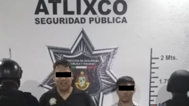 Festejan con detonaciones de arma de fuego y los detienen en Atlixco