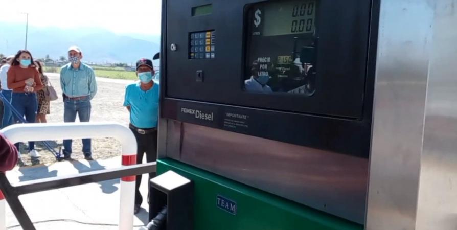 Reinauguran dispensadora de diesel de la CNPR de Chietla