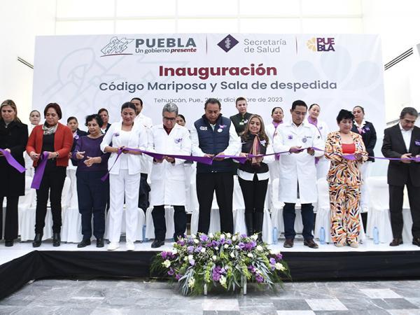 Implementa Salud Código Mariposa y Sala de Despedida en Tehuacán