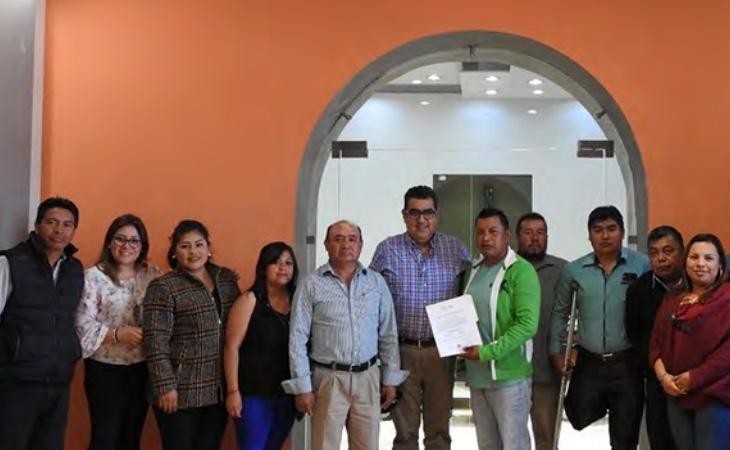 Ediles auxiliares de Tepeaca ya tienen constancia de mayoría