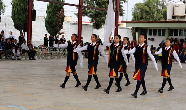 Realizan en escuela de Huejotzingo el Concurso Regional de Escoltas image 4