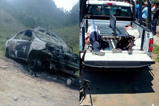 Queman vivos a dos poblanos por intentar defraudar a habitantes de Veracruz