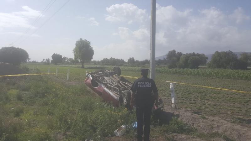 Estalla neumático y conductor muere en la Puebla-Orizaba