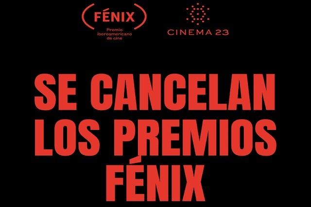 Por falta de apoyo gubernamental, cancelan Premios Fénix
