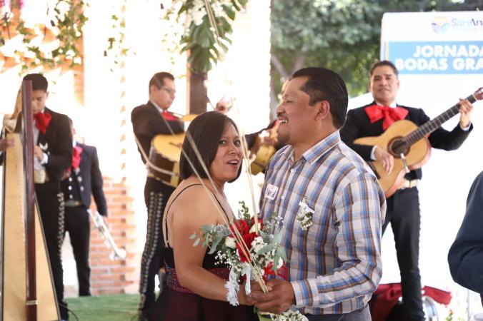 Hasta 3 mil pesos se ahorraron con bodas gratuitas en San Andrés Cholula