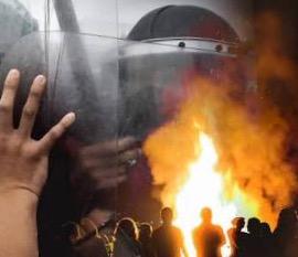 Se repite la historia en Canoa; queman a ladrón