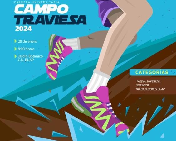 Campo Traviesa, primera carrera universitaria en la BUAP