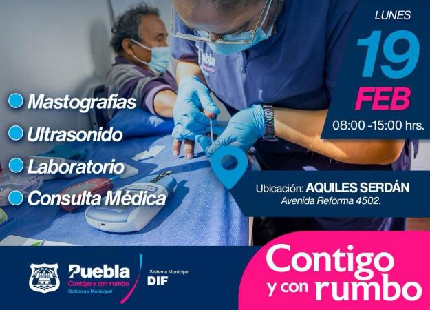 Ofrecerán servicios de salud gratuitos en Flores del Pedregal y Aquiles Serdán