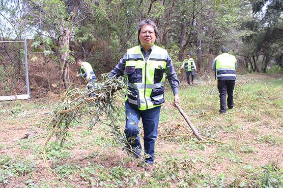 Avanza saneamiento del Río Atoyac con faena comunitaria en Xoxtla