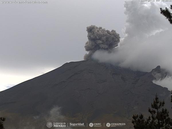 Un domo de lava se ha formado en el cráter interno del volcán Popocatépetl