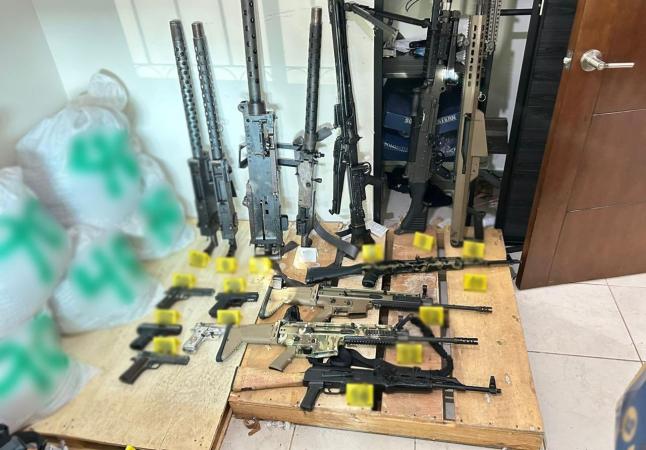 Van aseguradas 5,325 armas de fuego por Operación Frontera Norte