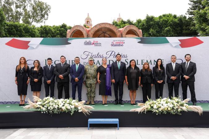 En San Andrés Cholula, listos para vivir las fiestas patrias